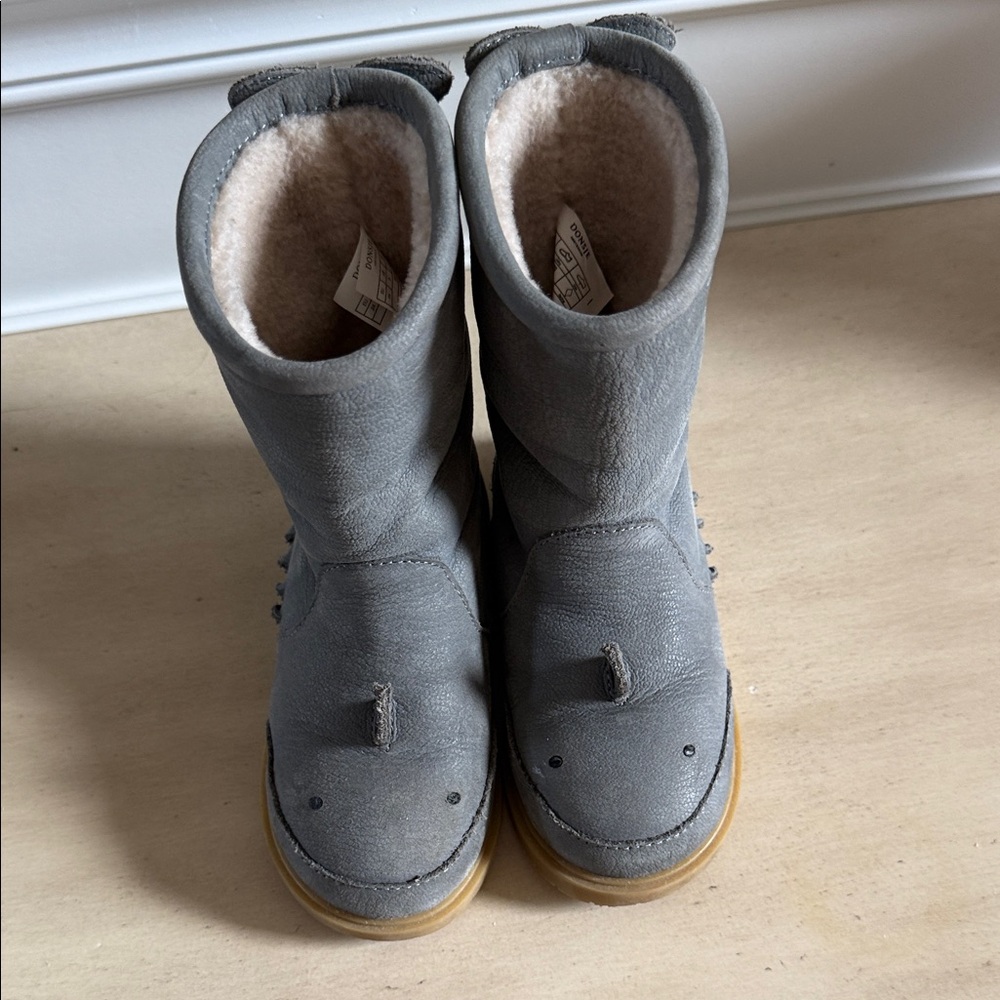 Gray Winter Boots